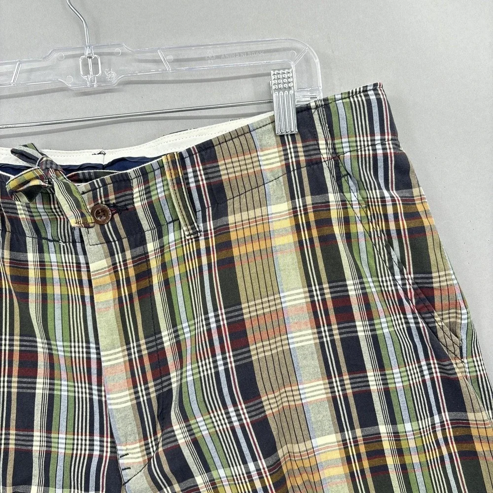 Polo Ralph Lauren Shorts Mens 36 Multicolor‎ Plaid Madras Casual 10